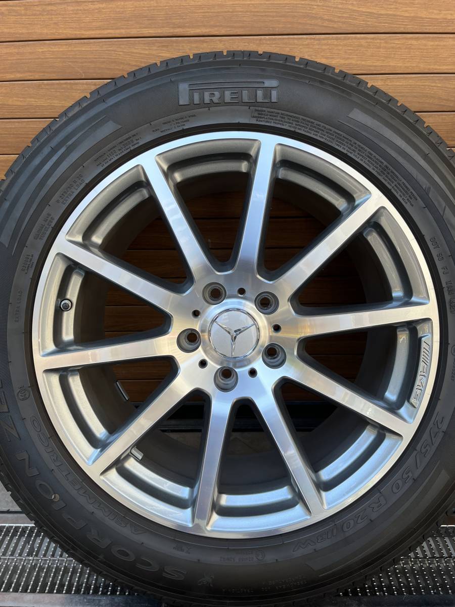 メルセデスベンツ 現行型 W463A Gクラス AMG G63 純正 20インチ ピレリ 