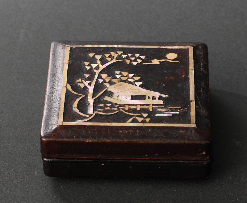 香合 | 古美術ささき 唐物 明時代 青貝香合 茶道具 茶器⁄茶道具 宗旦
