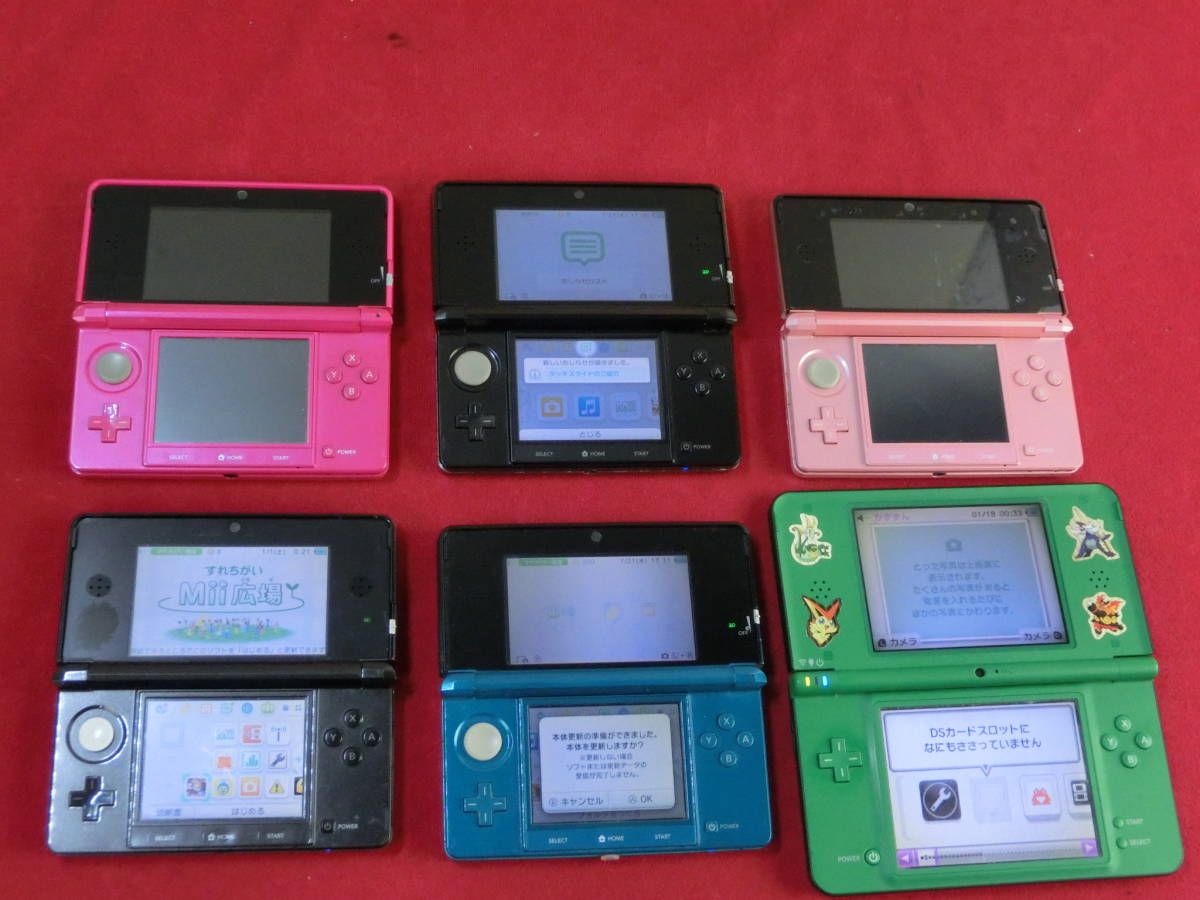 0721-903) Nintendo 3DS …5点 DSiLL…1点 ニンテンドー 計6点＋ソフト3