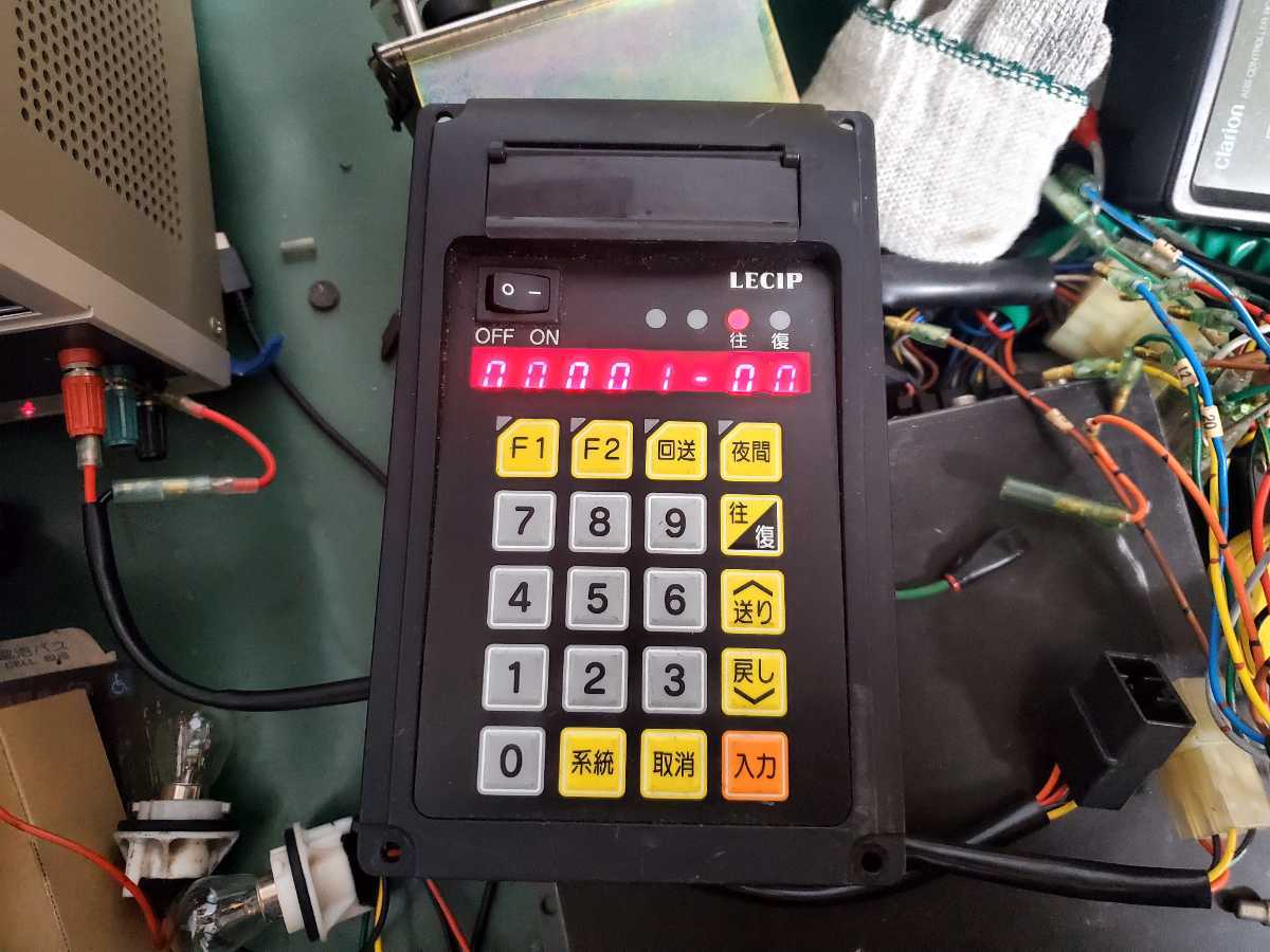 LECIP(レシップ) LED行先表示器 操作盤(USB式) DFP-110-2(廃品、放出品 