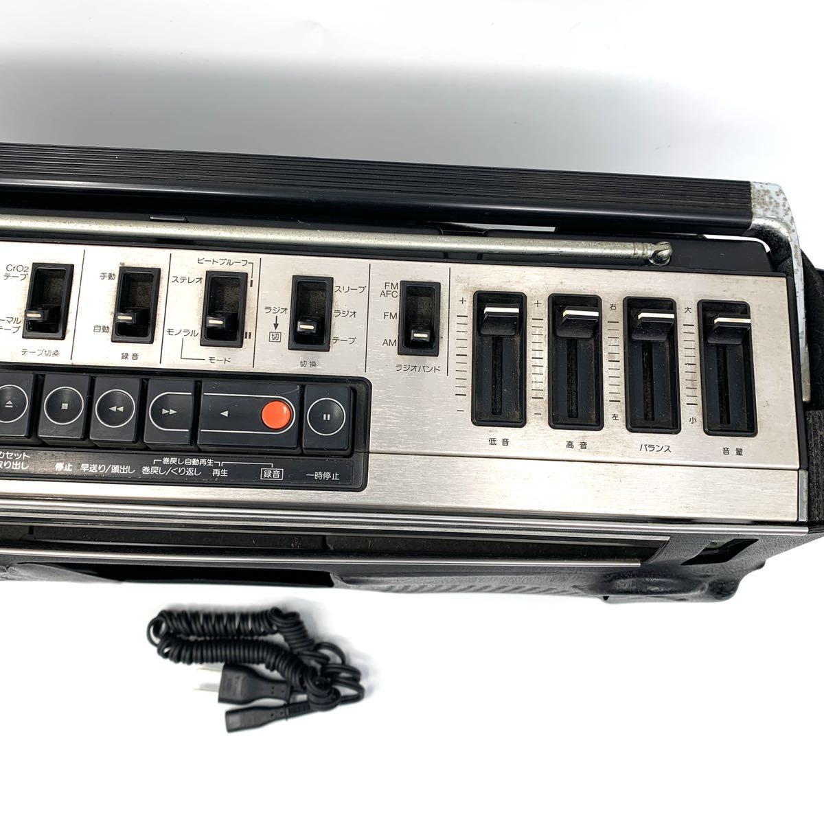 ナショナルラジカセRS-4350 昭和レトロ National ラジカセ RS-4350 FM