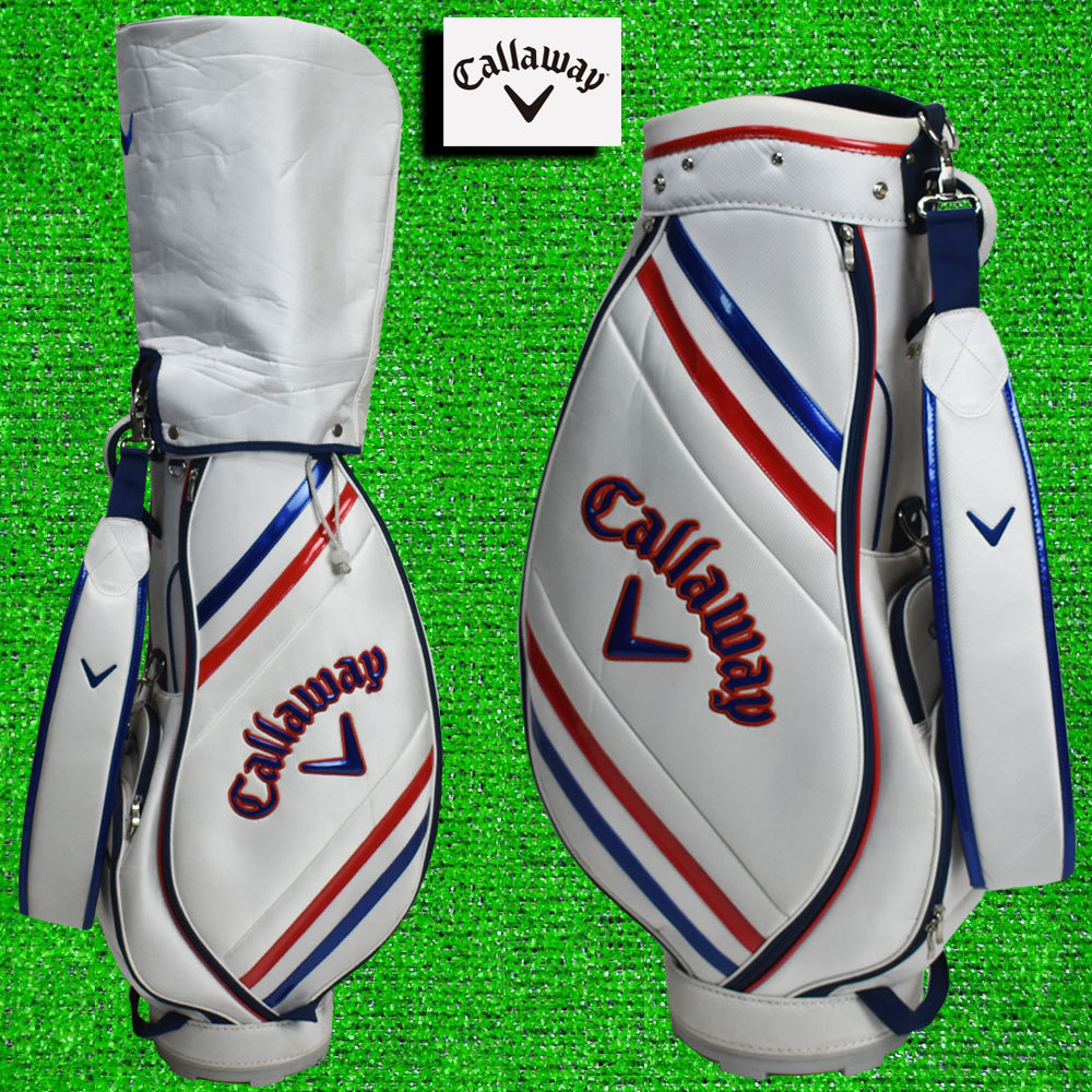 キャロウェイゴルフ 軽量キャディーバック８.５型【ホワイト】美品！