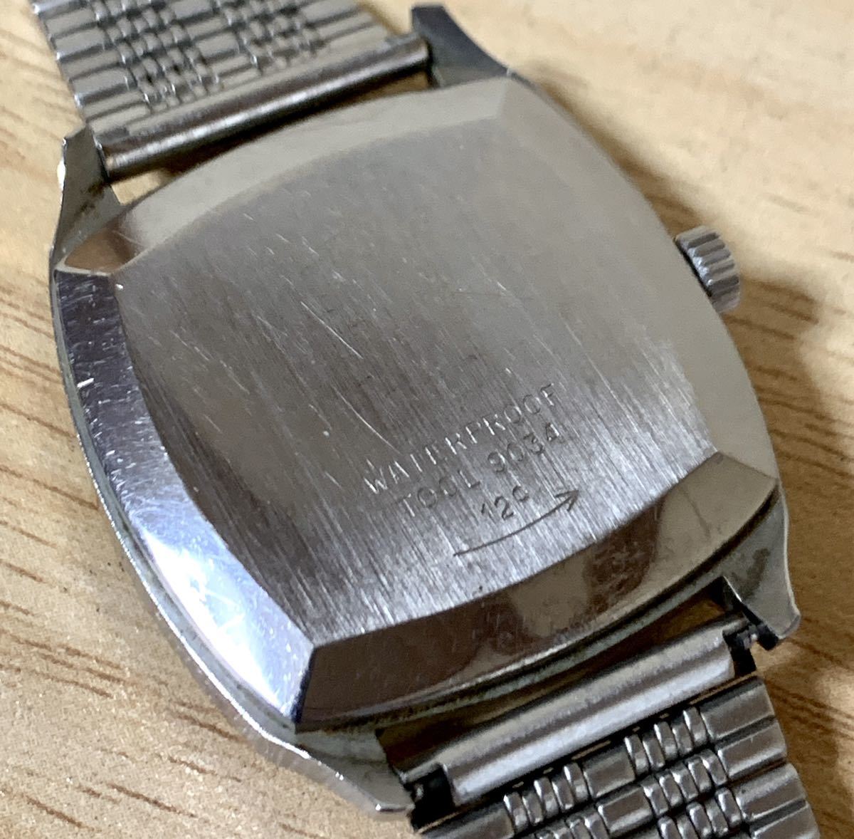 1円〜H OMEGA オメガ デビル TOOL9034 シルバー文字盤 自動巻 デイト 