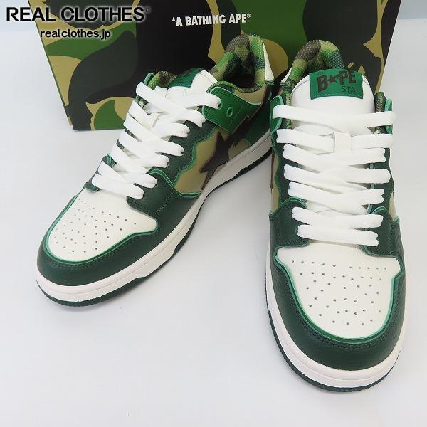 【大得価，100%新品】 A BATHING APE/アベイシングエイプ SK8 STA #2/スケートスタ ＃2 1I30191006 グリーン/27.5 /080(靴)｜売買されたオークション情報、yahooの商品情報をアーカイブ公開 - オークファン 靴