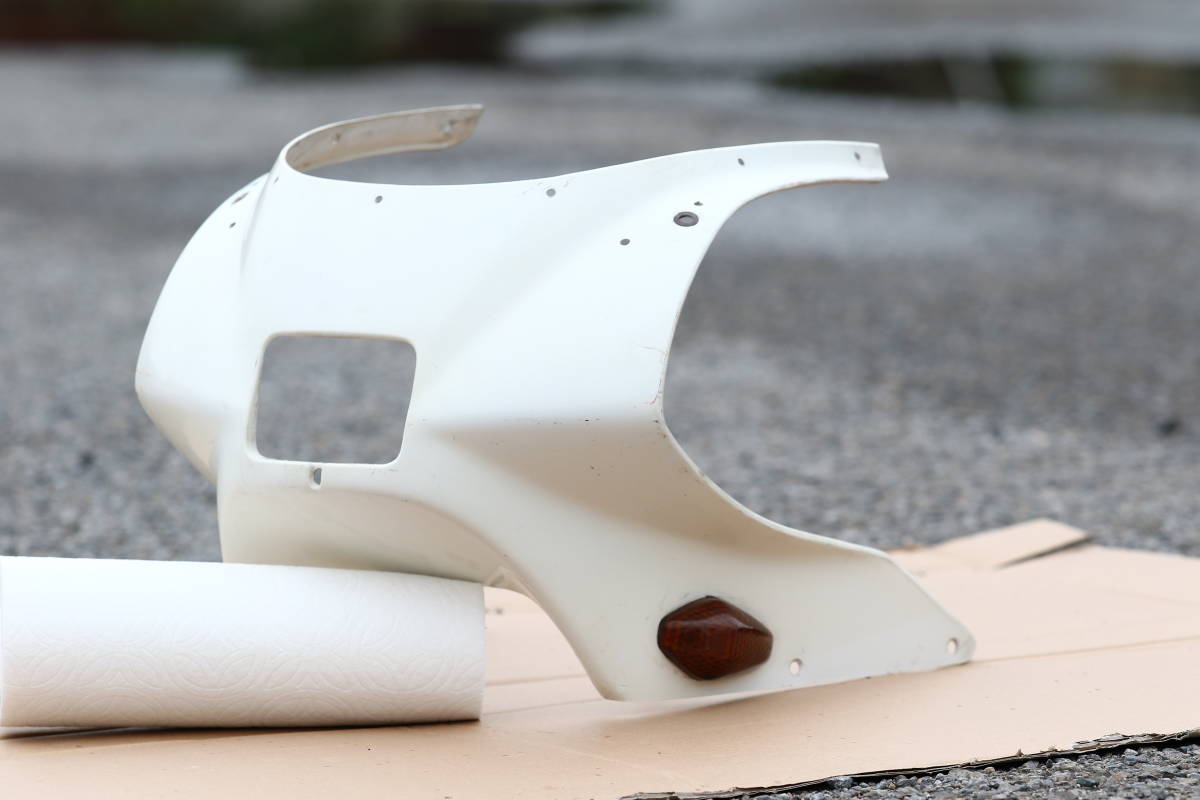 NSR50 アッパーカウル 純正形状 ウインカーレンズ付き 検）NS50 TZM50 