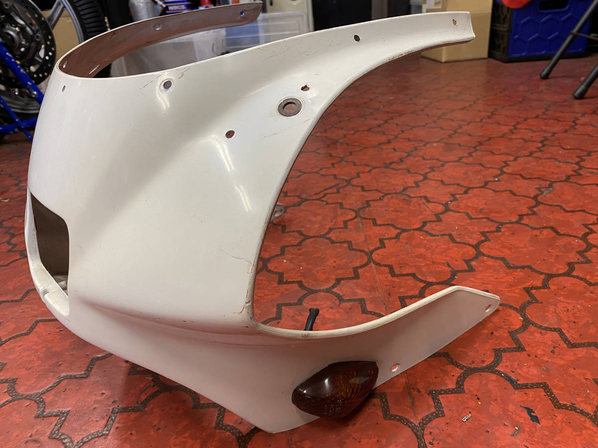 NSR50 アッパーカウル 純正形状 ウインカーレンズ付き 検）NS50 TZM50 