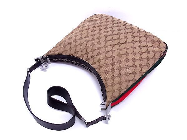 グッチ シェリーライン GUCCI GG 0 ショルダーバッグ レディース キャンバス 腕時計 ワンショルダーバッグ（バッグ・小物・ブランド雑貨 トートバッグ 1 2 001 茶 ワンショルダーバッグの高価