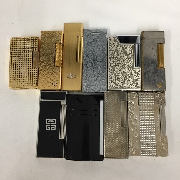 【AGAW1044】ライター まとめ CYMA、ST.Dupont、GIVENCHY、BRON、Valentino garavani、RONSON、dunhill、他