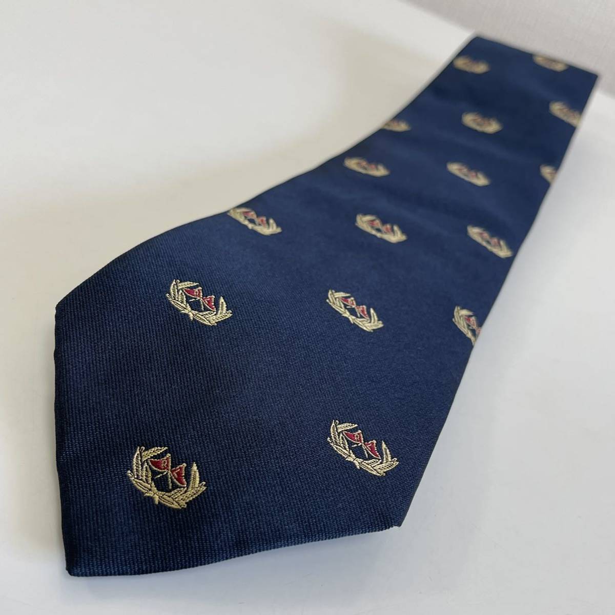 ラルフローレン ネクタイ シルク LAUREN ネイビー ドット RALPH 希少