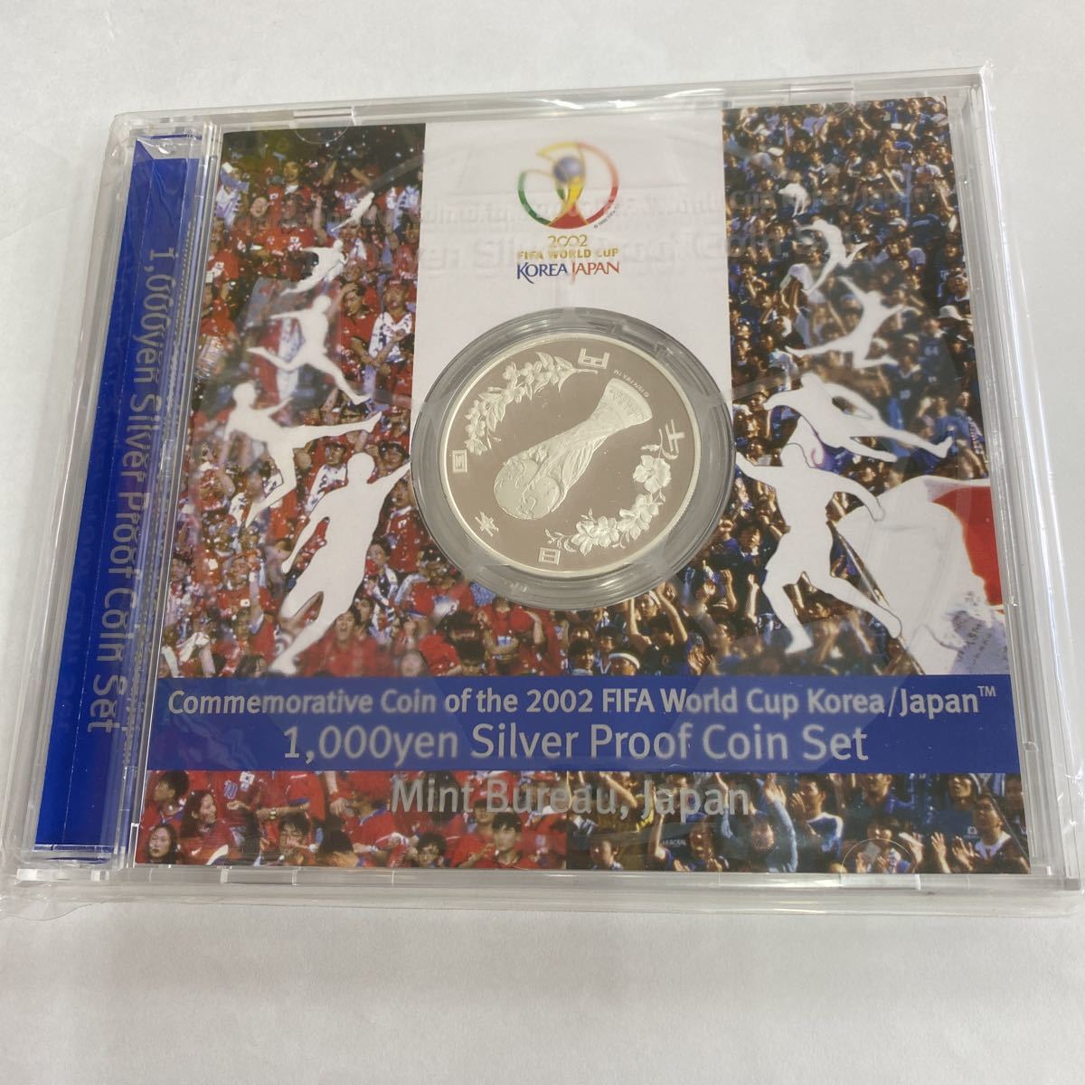 KOREA JAPAN 日本2002 FIFAワールドカップ記念貨幣発行記念 純銀メダル 