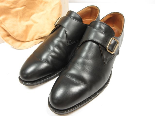激安大特価，新品 クロケット製 ロイドフットウェア Lloyd Footwear 8039 モンクストラップシューズ 紳士靴 メンズ size7.5E 黒 26MZA0695(25.0cm)｜売買されたオークション情報、yahooの商品情報をアーカイブ公開 - オーク 25.0cm
