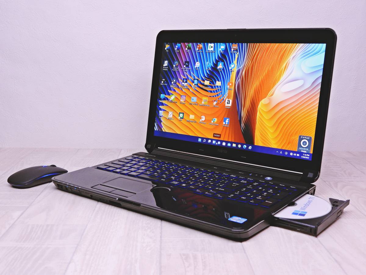 SALE，安い 富士通 LIFEBOOK AH77/G 爆速 SSD512GB+ Bluetooth 5.0 Win11Pro Ver21H2 Office2021Pro /HDMI/WiFi/Blu-Ray/Webカメラ/Core i7(15インチ～)｜売買されたオークション情報、yahooの商品情報をアーカイブ公開 - オークファン 富士通