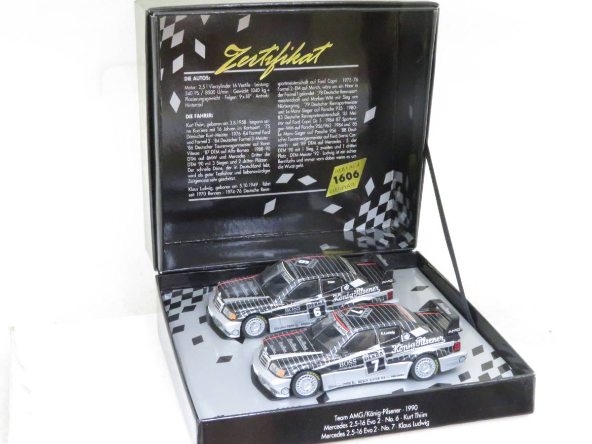 MINICHAMPS DTM Team AMG Mercedes BENZ 2.5-16 EVO2 メルセデスベンツ 