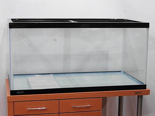 フレーム付きガラス水槽 90cm×45cm×45cm　ガラス蓋付き ♪送料無料♪ GEX 90x45x45cmガラス水槽 上部用フタ付き 住まい