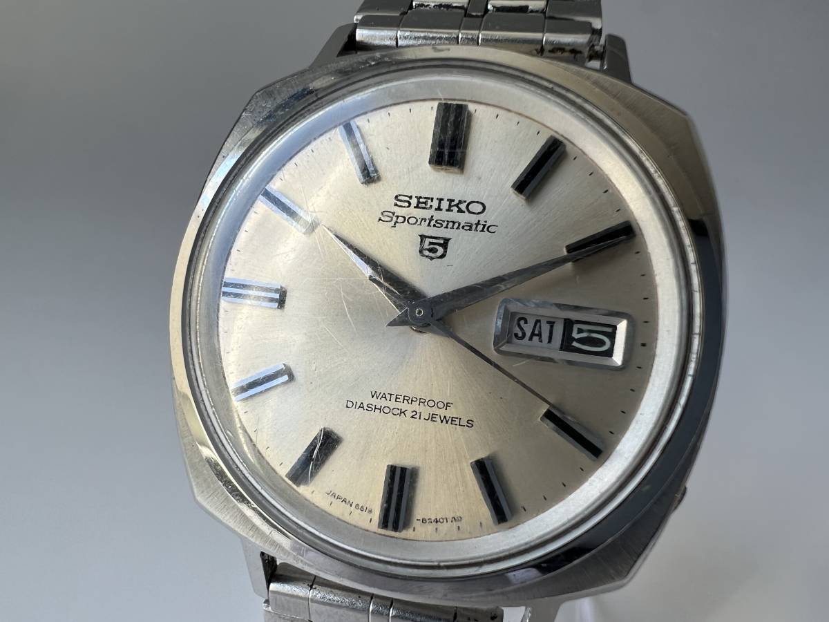 Y68稼働品 SEIKO セイコー 6619-8190 セイコー5 スポーツマチック 自動 