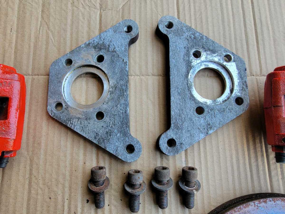 FCキャリパーセット 中古 ジャンク AE86 流用 RX-7 FC3S(マツダ用