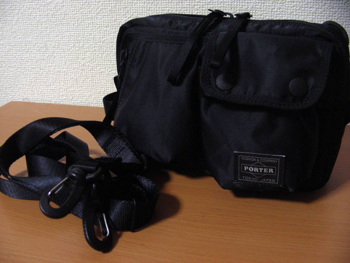 美品！PORTER（ポーター）“スモーキー”　ミニウエストバッグ/ボディーバッグ USED品】PORTER ポーター FUTURE フューチャー ボディバッグ/ウエスト