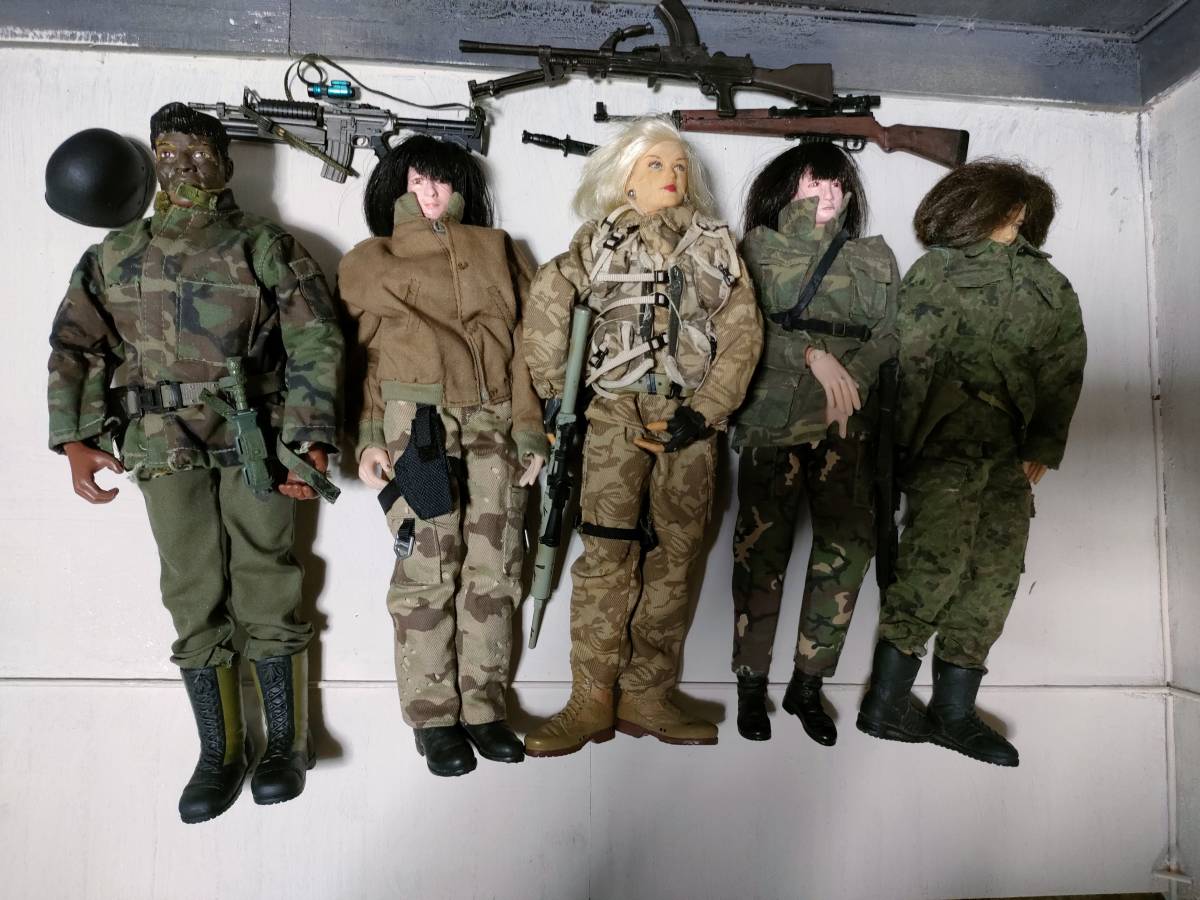 1/6クールガール　GIジョージャンク　5体セット　女兵士