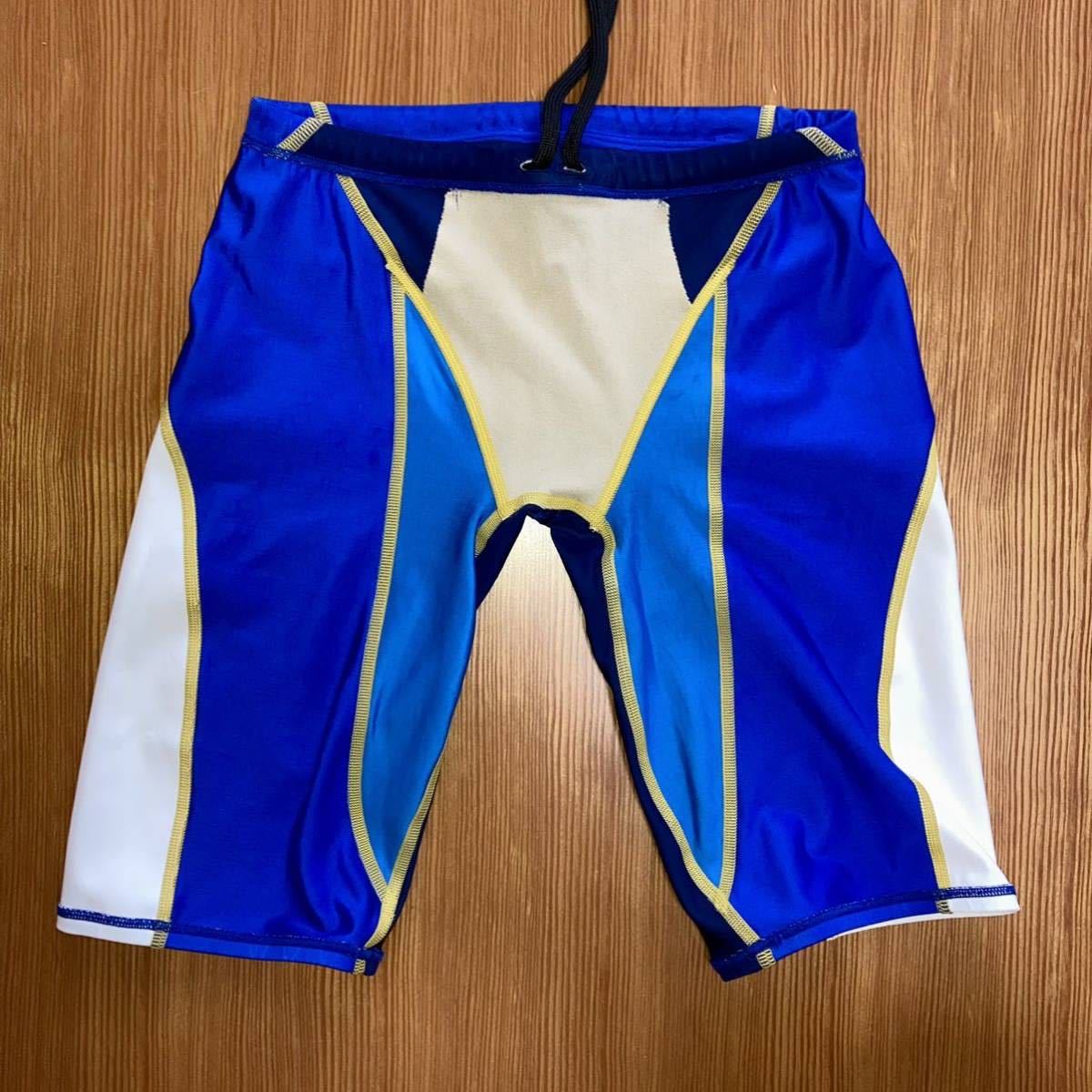 MIZUNO 男子 競泳水着 Mサイズ アクセルスーツ マイティライン うろこ 