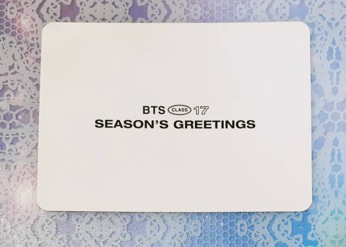 公式 BTS 2017 SEASON'S GREETING RM トレカ フォトカード 防弾少年団