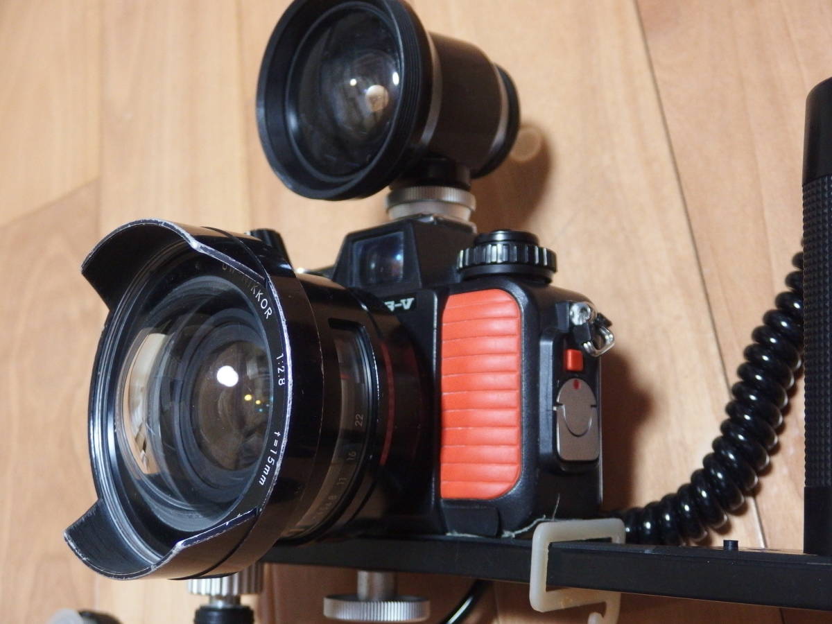 送料込み】NIKONOS－V ニコノスV ワイドレンズ15㎜、20mm、ストロボ