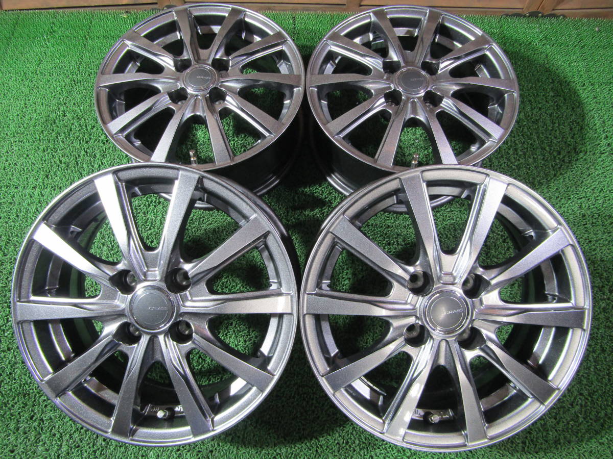 grass ホイールの通販 札幌発☆最落なし!【ヴィッツ等】YFC GRASS ZX