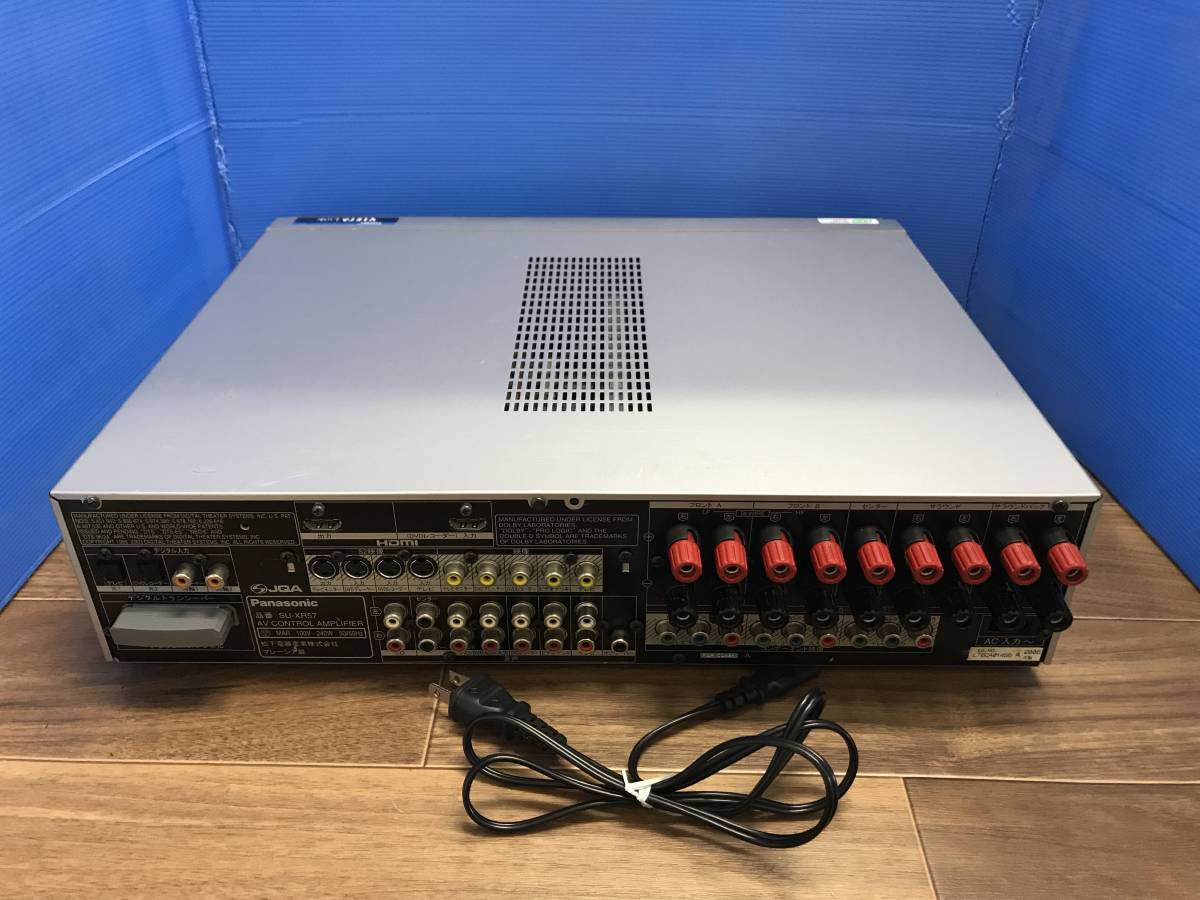 定番，人気 Panasonic デジタルAVコントロールアンプ SU-XR57 中古品B-5030