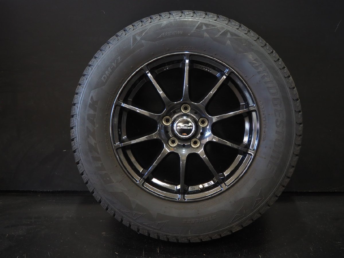 18年製【 215/70R16 / 6.5J+38 114.3-5H 4本 】BS DM-V2 / マルカ 