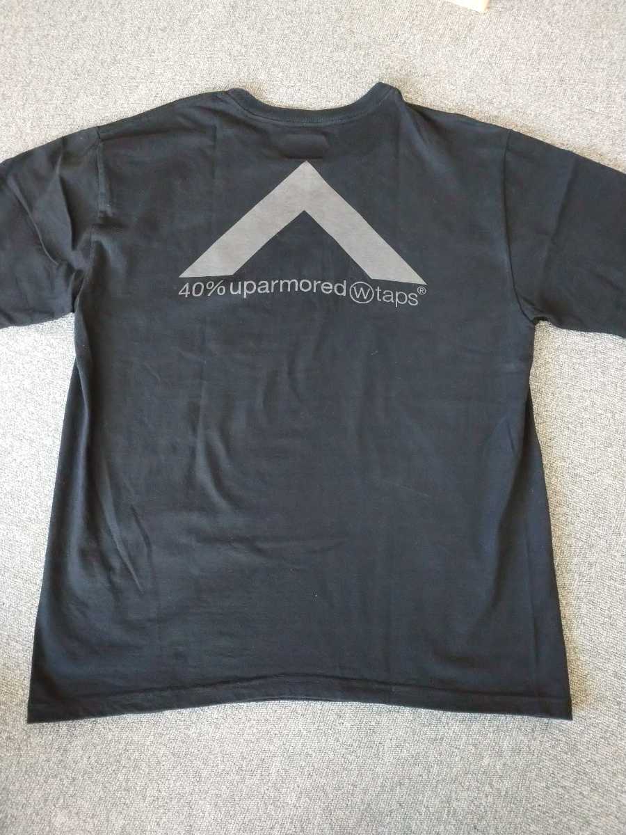 20ss wtaps 40pcd up amored tee 3 黒 ブラック ダブルタップス Tシャツ 状態良好(半袖Tシャツ)｜売買されたオークション情報、yahooの商品情報をアーカイブ公開 - オークファン トップス