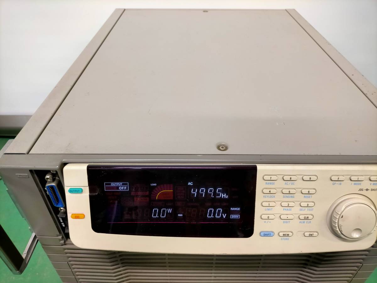 [CK12149] 中古 KIKUSUI 菊水 PCR4000W交流電源装置 ジャンク品 現状渡し | - 菊水電子工業株式会社 pcrの中古品・新品・未使用 交流安定化電源 直流電源[08429-0007]