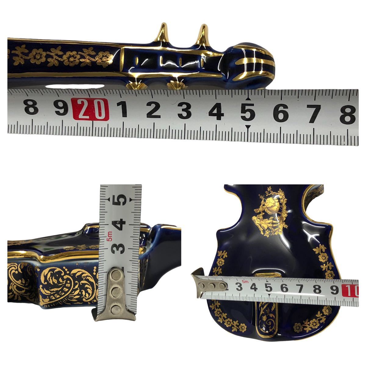 LIMOGES CASTEL リモージュ キャッスル バイオリン型 小物入れ 