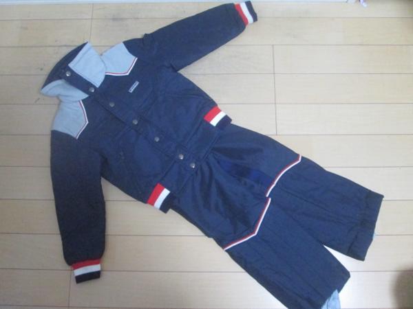 JM503【DESCENTE】デサント☆スキーウェアセット☆130♪ 子ども服