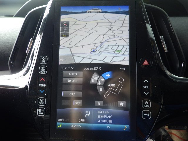 プリウス ZVW52 50 純正ナビ E6003 11.6インチ パネル付き 2017年春 