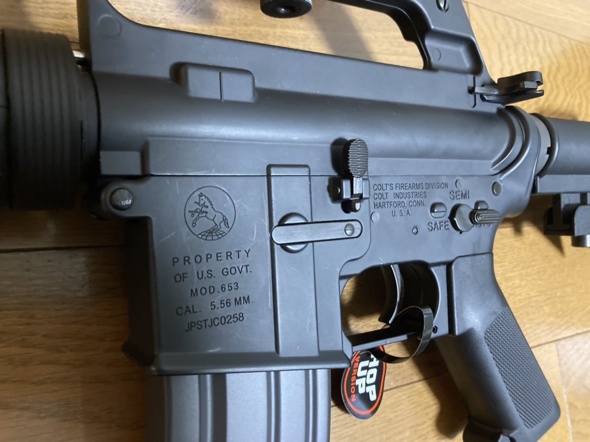 ジャンク CYMA M653 電子トリガー 電動ガン フルメタル ETU 箱付き