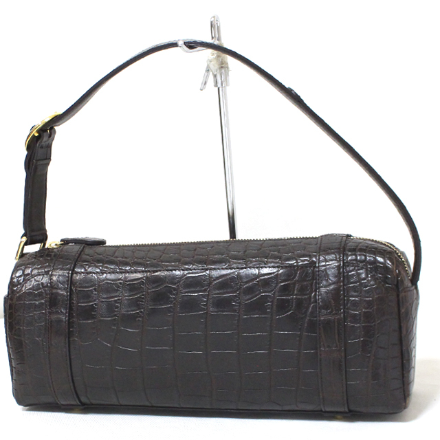 新品✨BEAUGRAND ボーグラン　JRA クロコダイル　ショルダーバッグ　黒 超美品 BEAUGRAND ボーグラン JRA認定 クロコダイル ショルダーバッグ