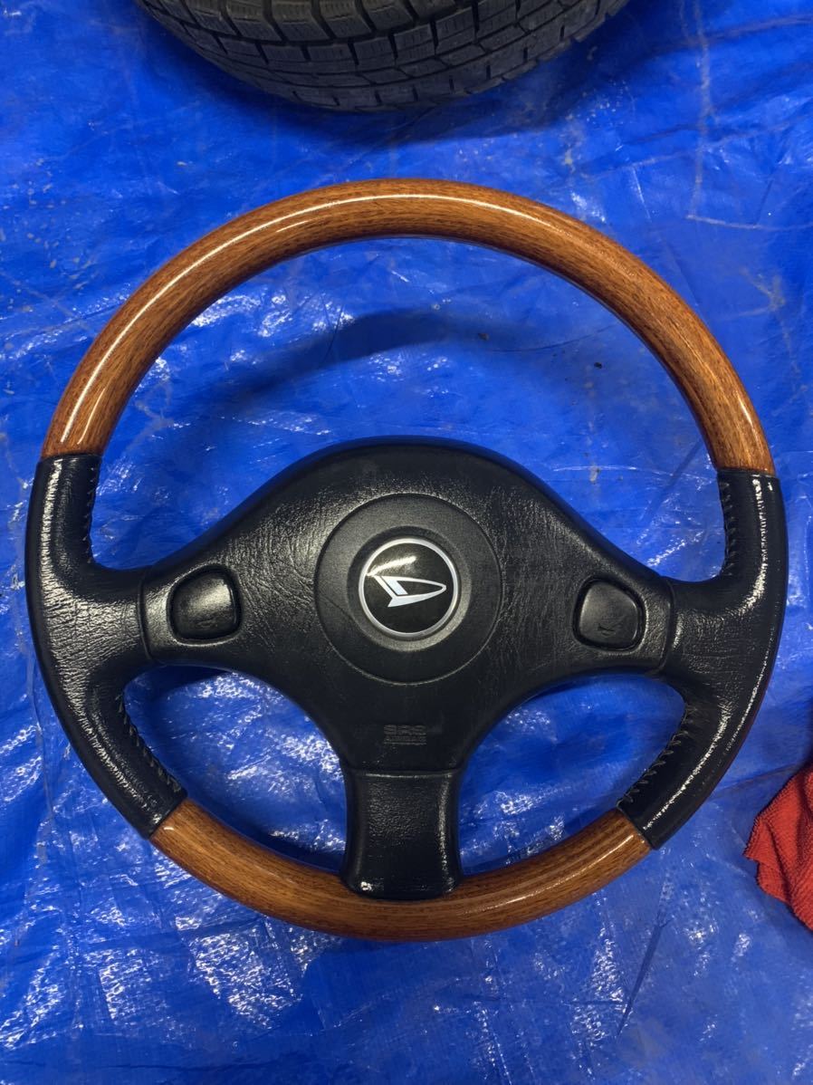 人気SALE，正規品 l700s 純正 ウッド 木目 ステアリング ハンドル コンビ l800 l900 l880 ミラ ミラジーノ コペン ムーヴ(ステアリング、ハンドル本体)｜売買されたオークション情報、yahooの商品情報をアーカイブ公 ダイハツ用