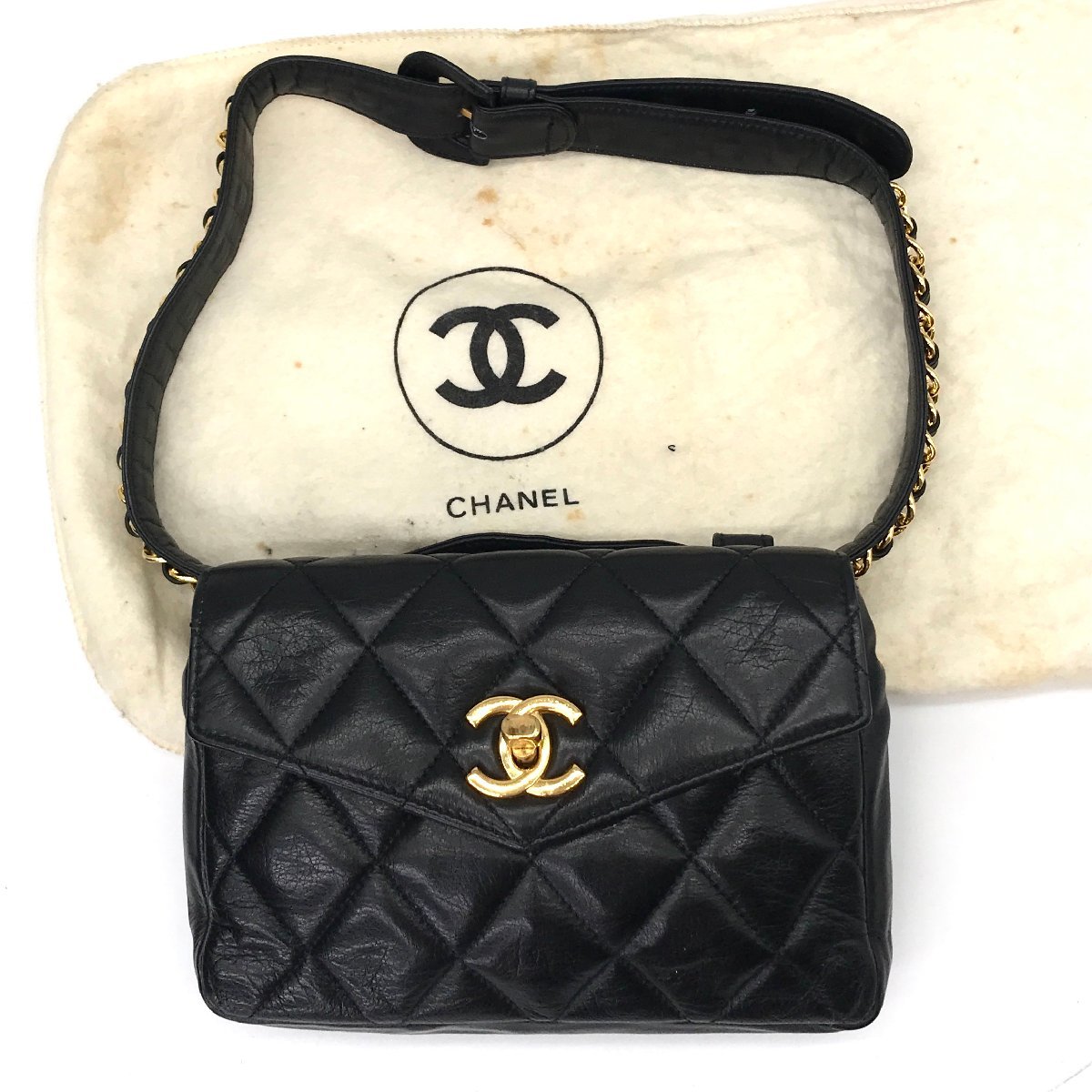 CHANEL シャネル ココマーク ターンロック ウエストバッグ 