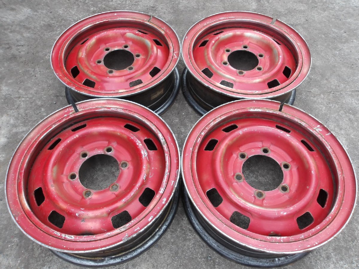 トピー TOPY 4J-13 PCD114.3 ハブ径60mm スチール ホイール 4本 日産 