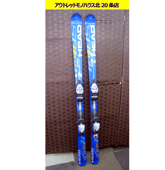 HEAD/ヘッド カービングスキー 156cm C105 ビンディング付き 青 ブルー 