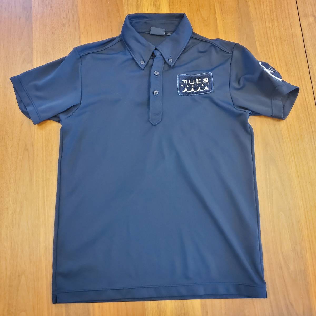 【新作，格安】 最終 muta marine golf ネイビー ポロシャツ ポリエステル サイズＭ おまけつき(Mサイズ)｜売買されたオークション情報、yahooの商品情報をアーカイブ公開 - オークファン Mサイズ