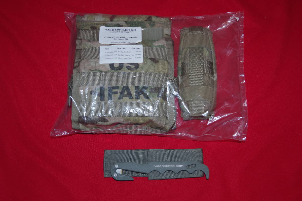 未使用！官給品！米陸装備！【IFAK2 Multicam (Improved First Aid Kit