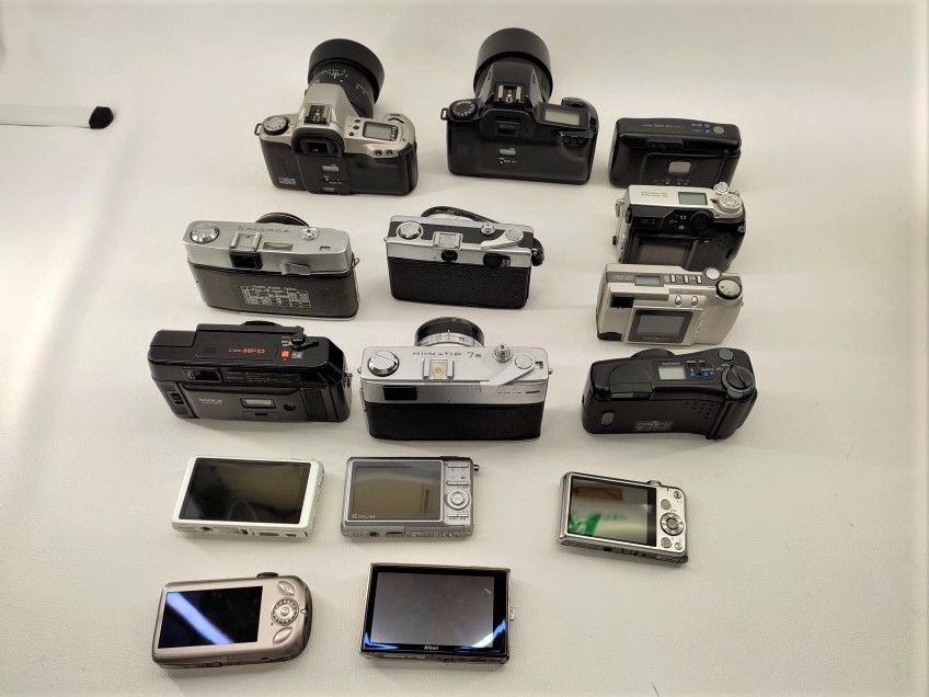動作未確認ジャンク】カメラ15台まとめ売り メーカー混在 フィルム
