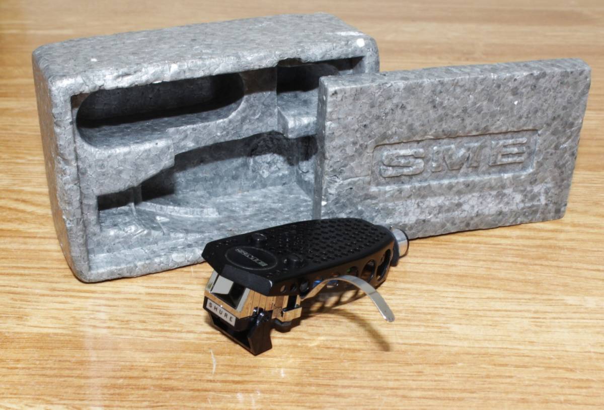 ♪SHURE V15 TYPEⅢ鏡面白文字＋VN35E純正針付動作品NO.164♪(MM 