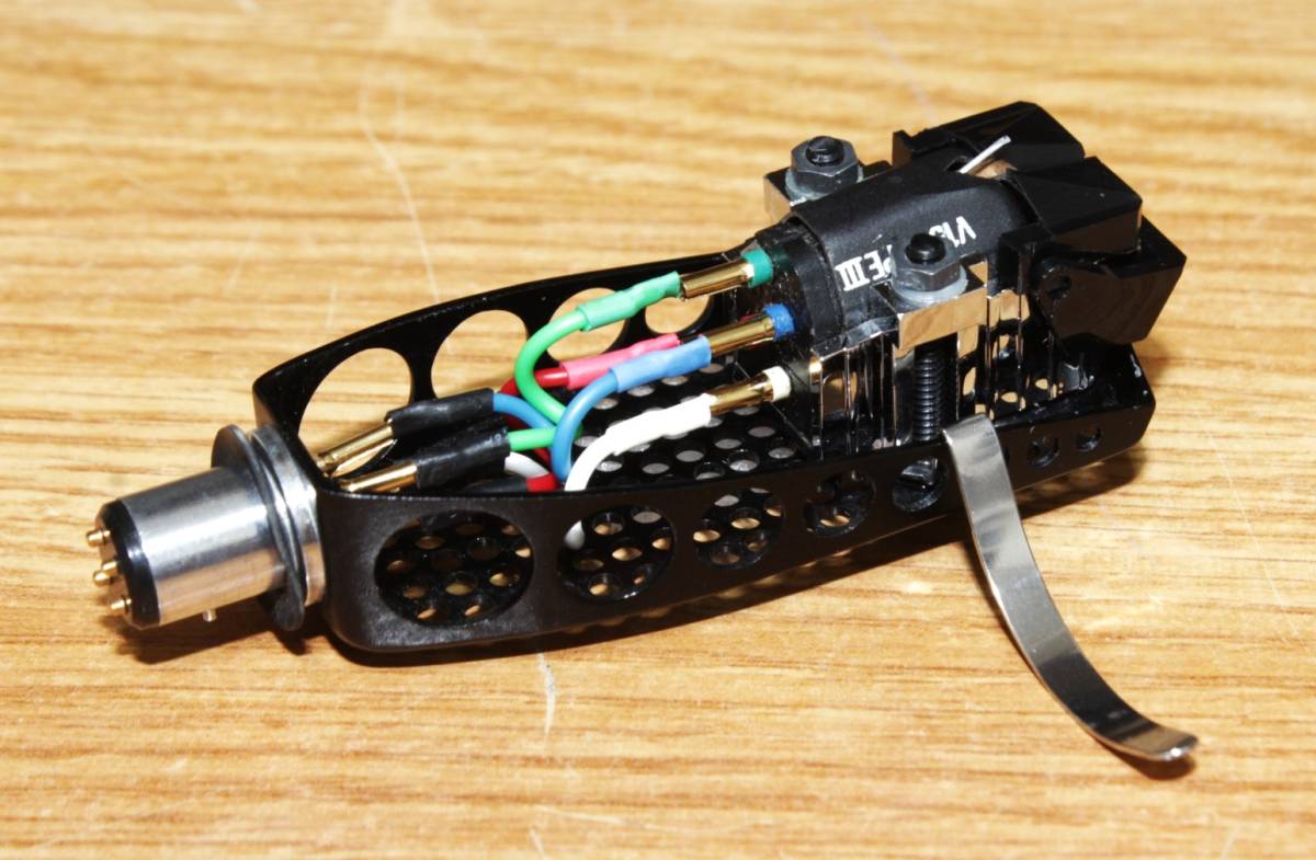 ♪SHURE V15 TYPEⅢ鏡面白文字＋VN35E純正針付動作品NO.164♪(MM 