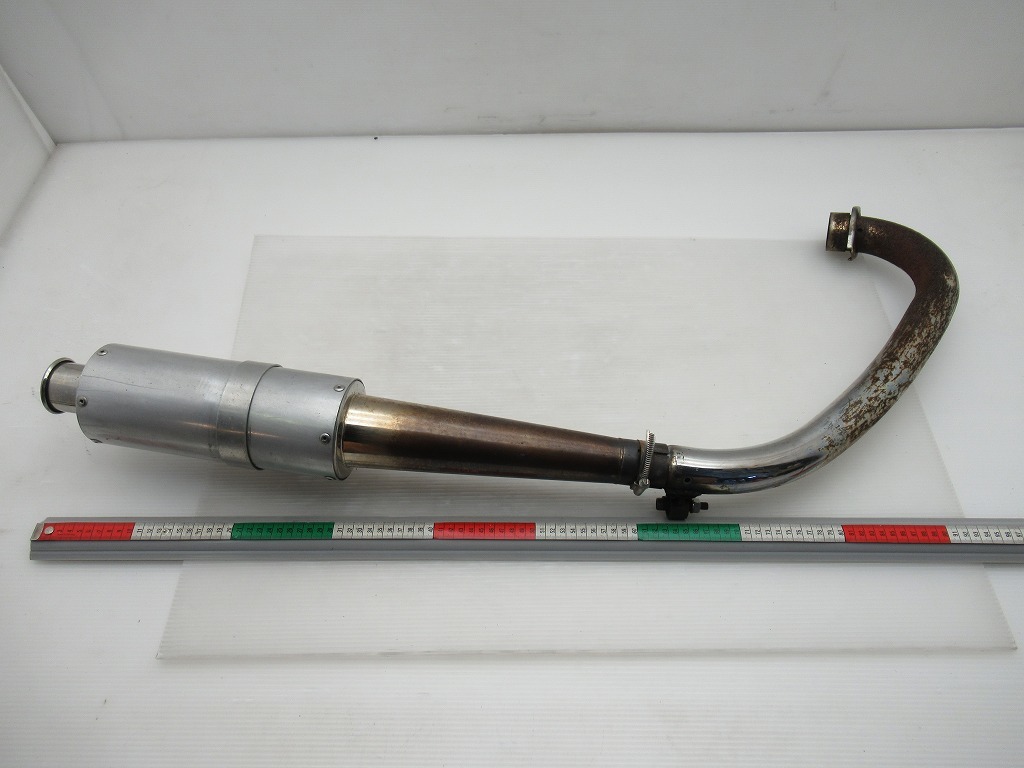 【値下げ】SR400 SR500 マフラー セット エキパイ サイレンサー ヤマハ SR400／500 フルエキマフラー 社外サイレンサー＋純正エキパイ