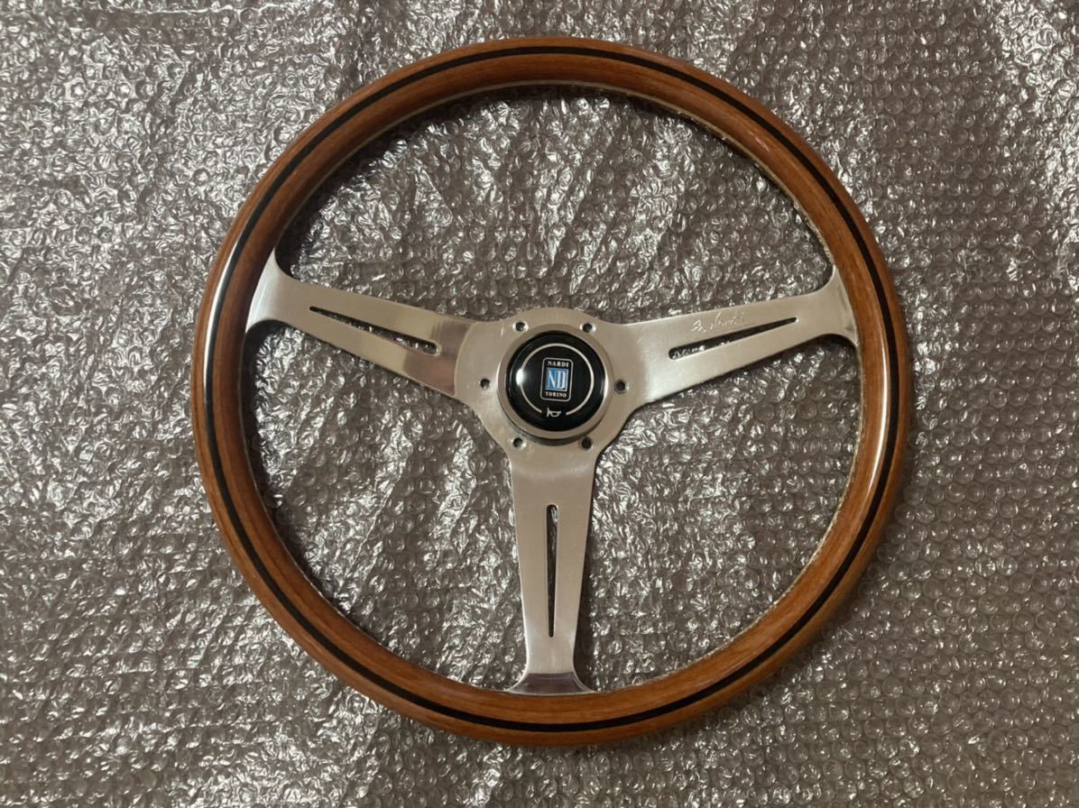 m*o様 NARDI ウッドステアリング 本体　36 ナルディ NARDI クラシック 36φ ウッドステアリング 旧車 当時物 33 36