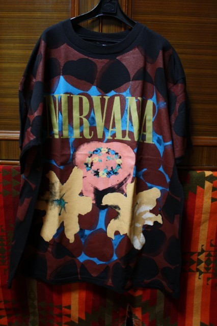 希少 USA製 giant シングルステッチ NIRVANA Heart Shaped Box 