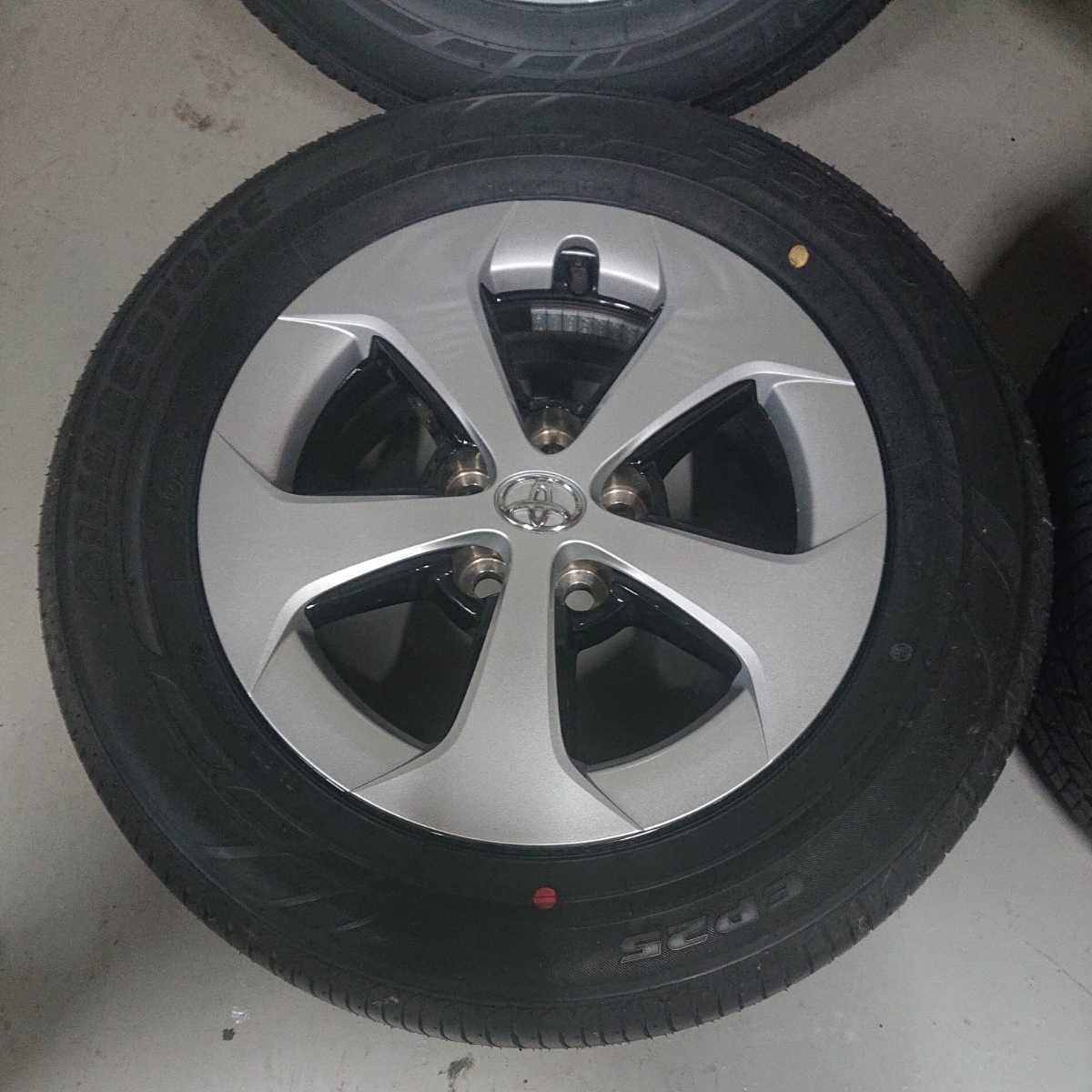 1円スタート！新車外し！30プリウス 後期 純正 ホイール タイヤ セット  