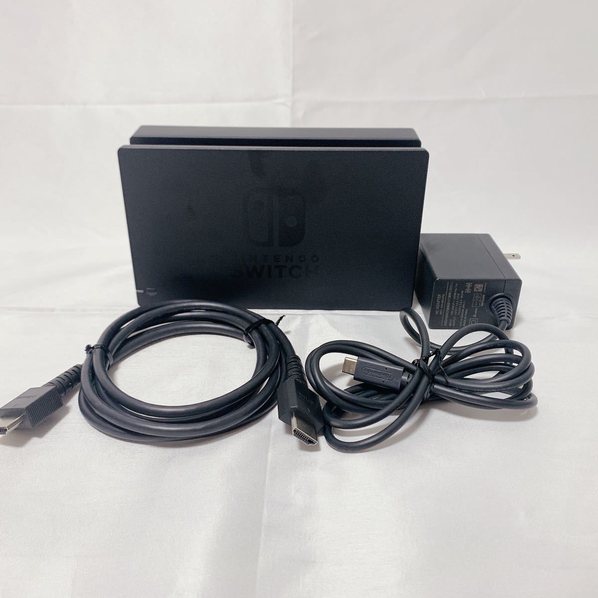 ニンテンドーSwitch初期型 本体 動作確認済みドックACアダプターHDMI付