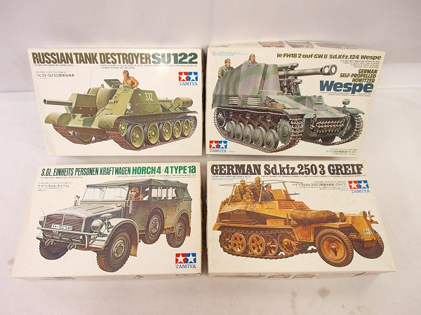 処分タミヤ 1/35 Sd.kfz.250/3グライフ，SU-122 他/プラモ[梱0.2